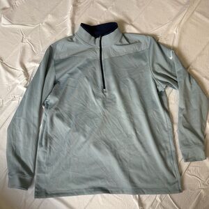 Nike Golf Light Gray Quarter-Zip Pullover